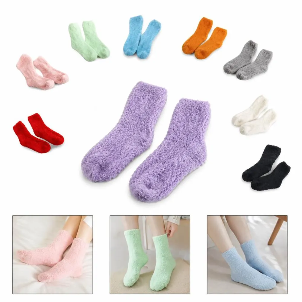 Cozy Fluffy Slipper Socks for Warm Winter Indoor Comfort 2