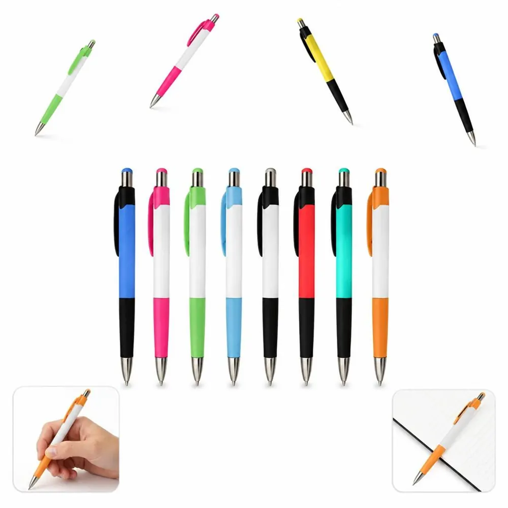 Smooth Click Ballpoint Pen with Comfort Grip for Everyday 2