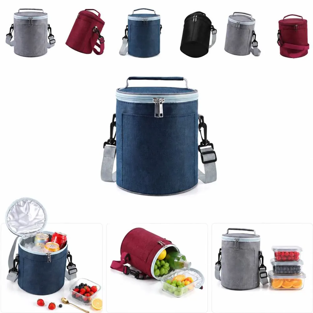 Insulated Cylinder Cooler Bag with Leakproof Lining 2