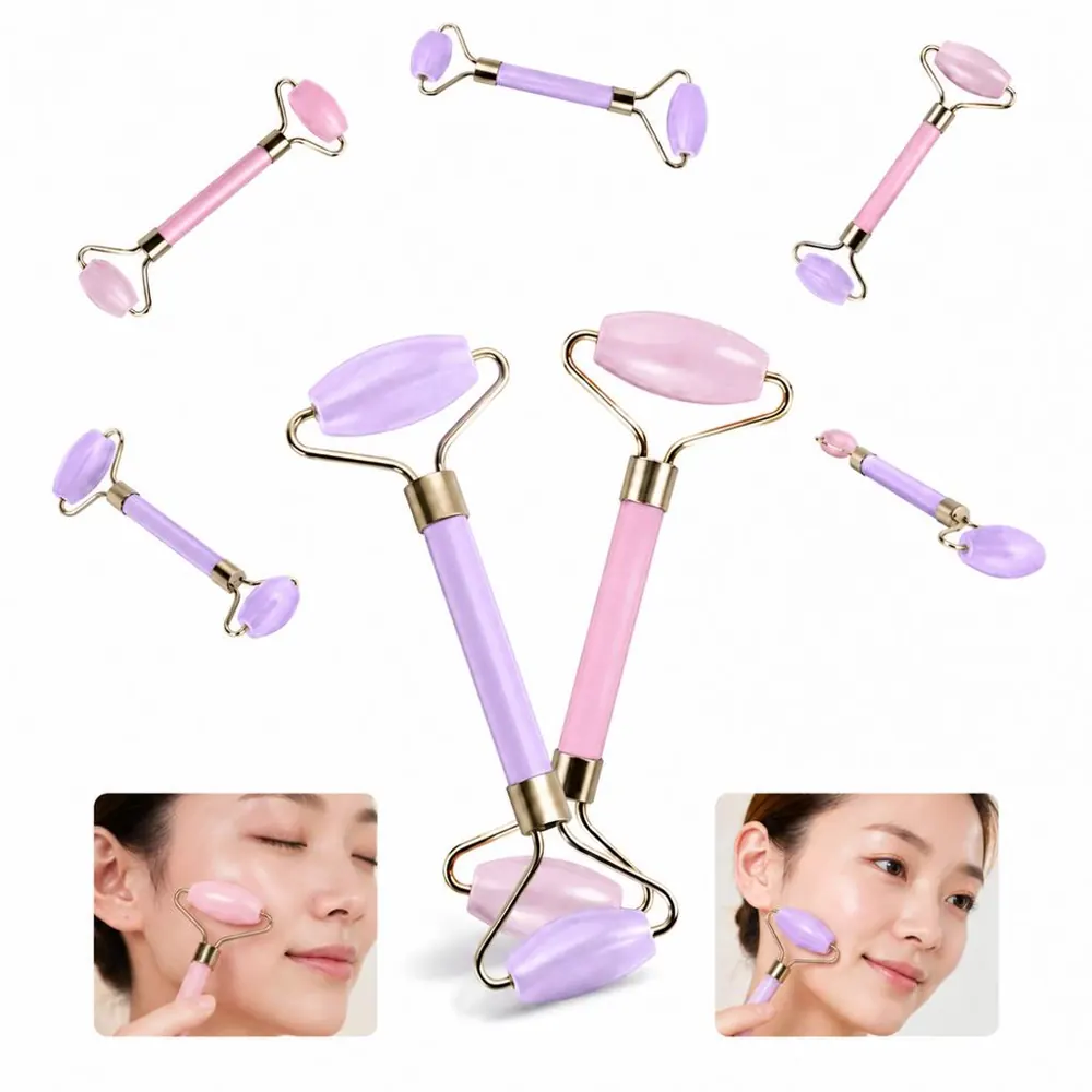 Dual Head Face Roller Massager for Relaxation 2
