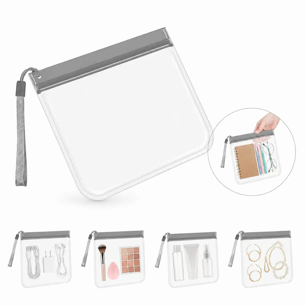 TSA Approved Clear Waterproof Travel Toiletry Bag 2