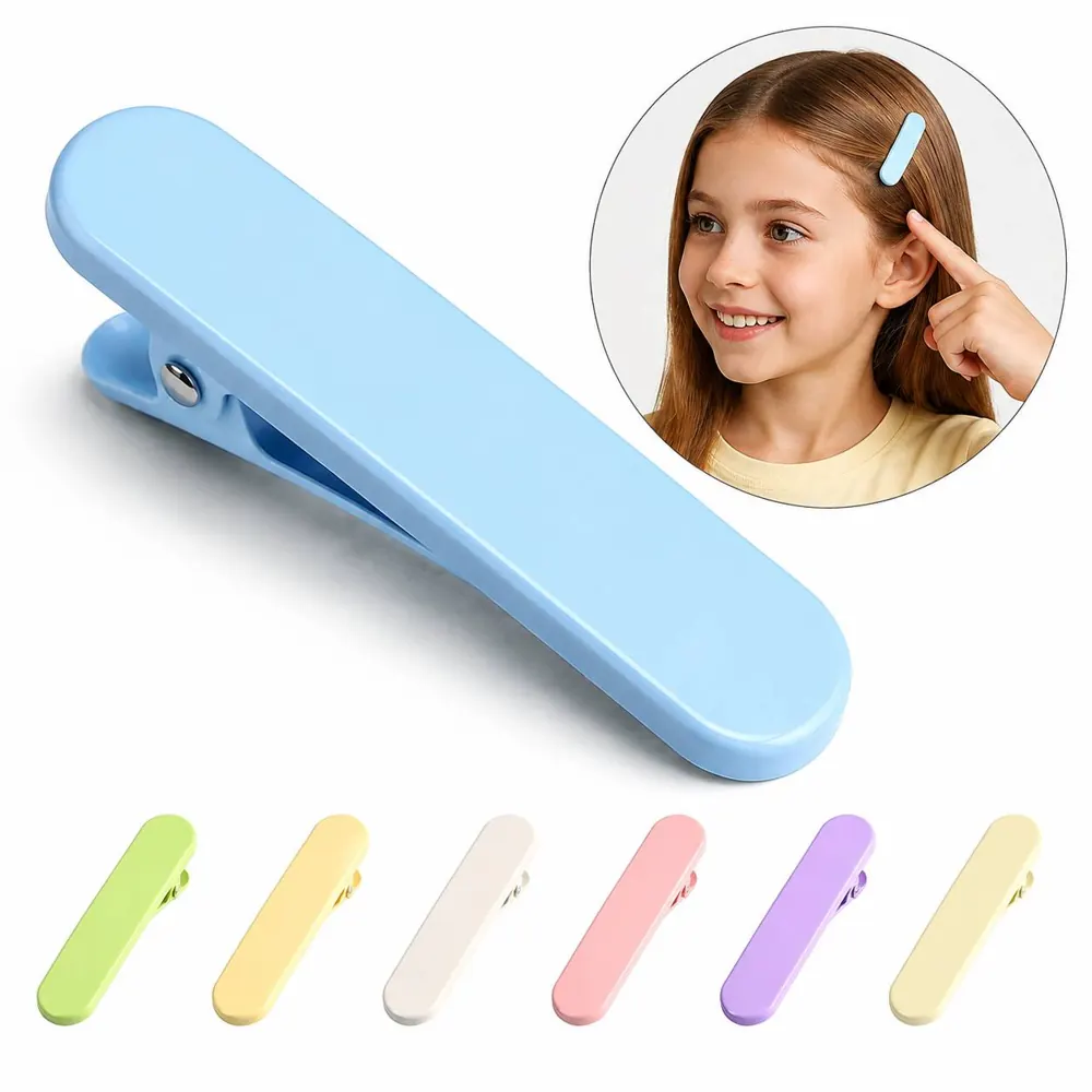 Matte Curved Bang Clip for Precise Hair Styling 2