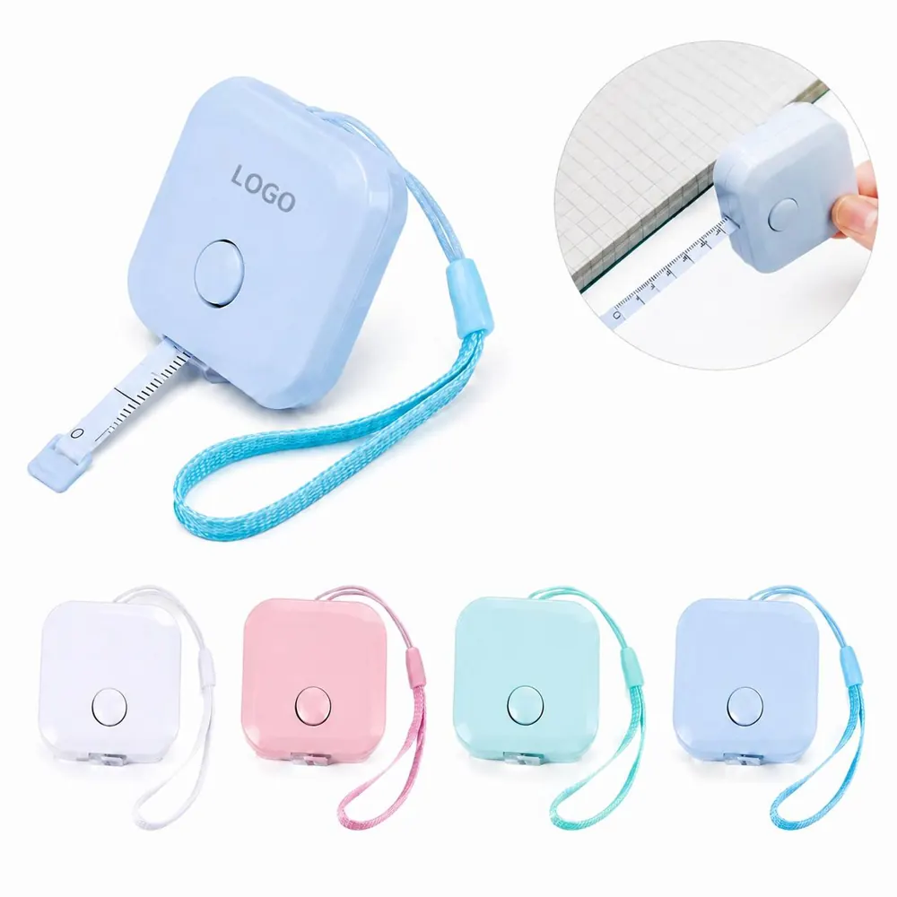 Mini Keychain Tape Measure 1M Retractable Portable
