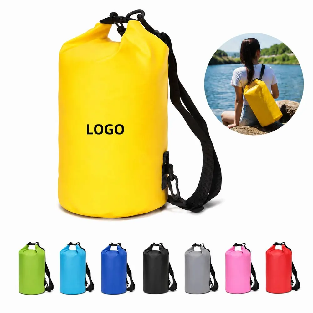 2L Waterproof Dry Bag with Shoulder Strap