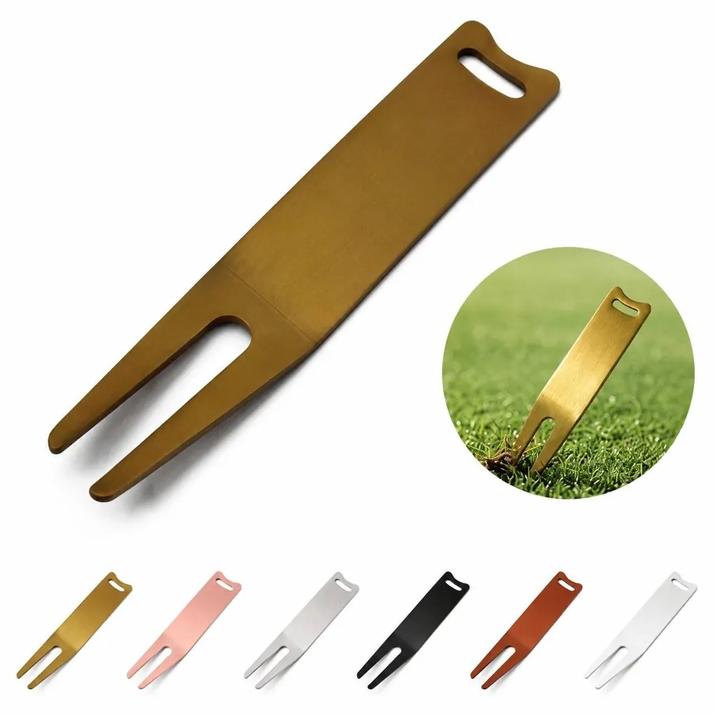 Durable Metal Golf Divot Repair Tool with Ergonomic Grip 2