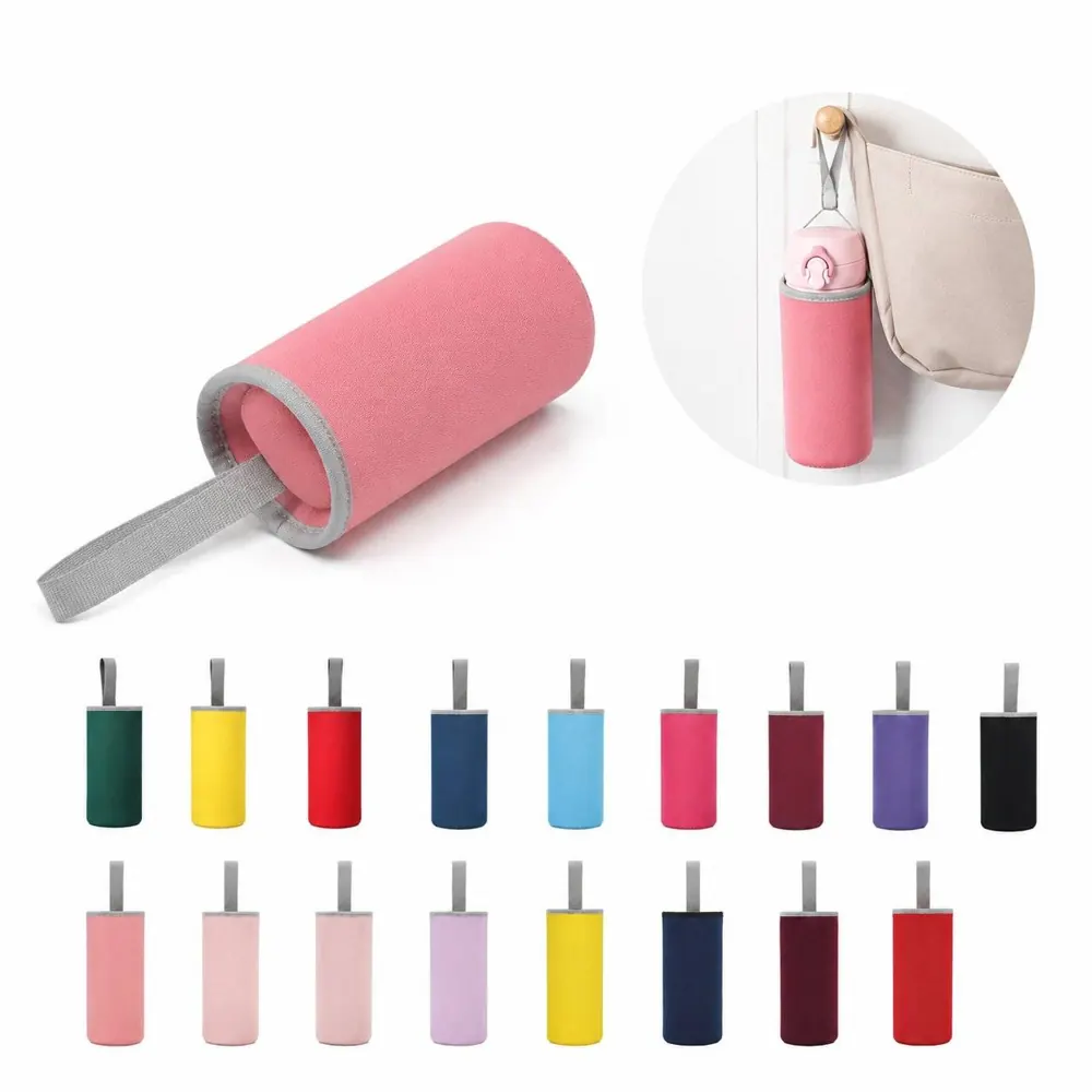 Neoprene Insulated Water Bottle Sleeve with Secure Closure 2