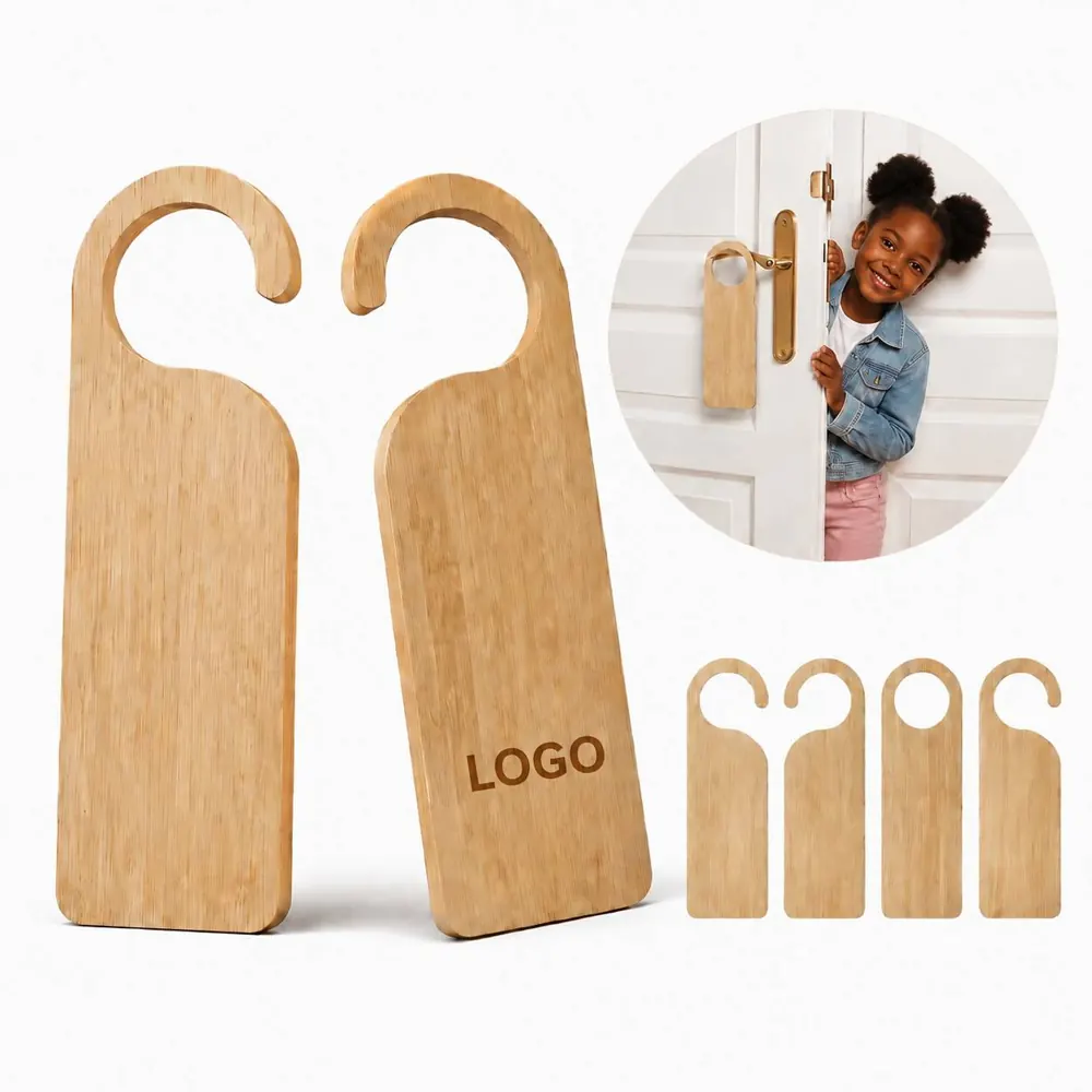Customized Wood Door Hanger Sign for Office Privacy