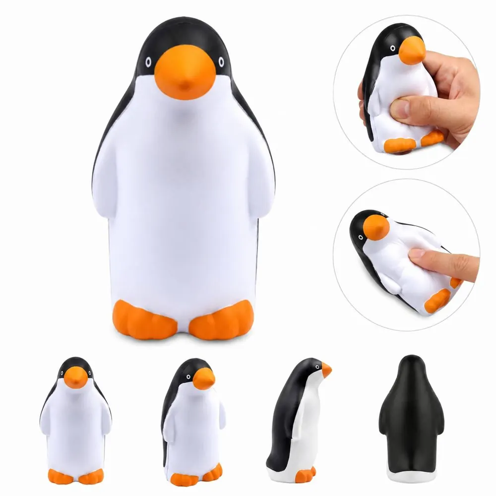 Penguin Stress Ball - Soft Squeezable Toy for Anxiety Relief 2
