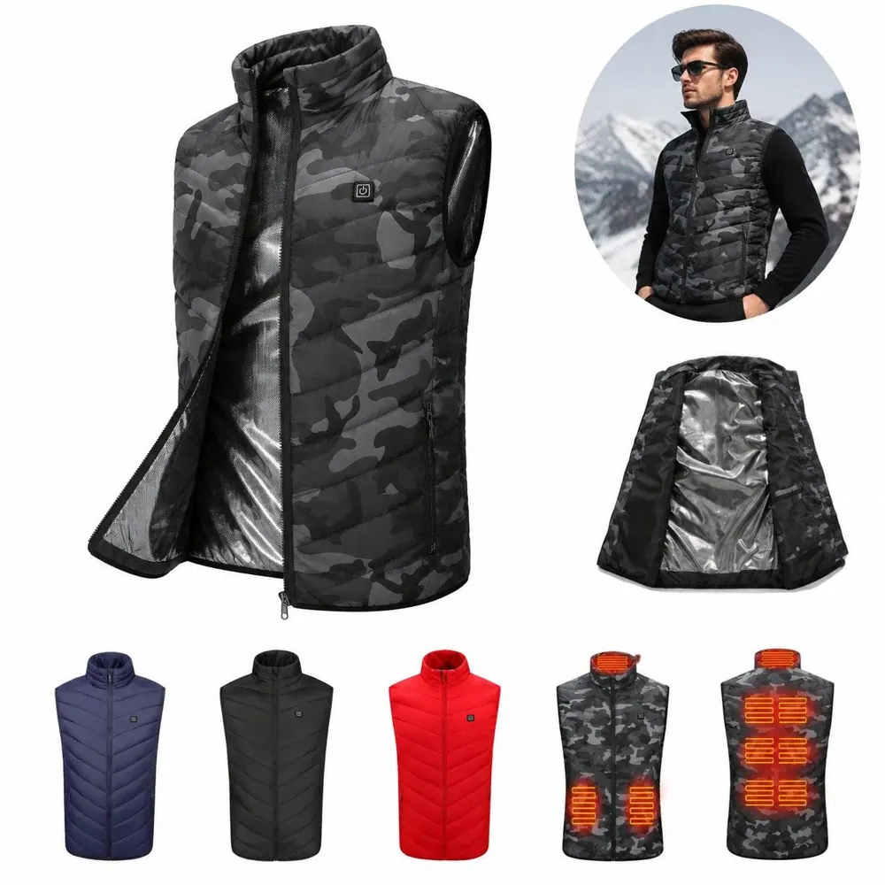 9-Zone Heated Vest for Men Women with Adjustable Settings 2
