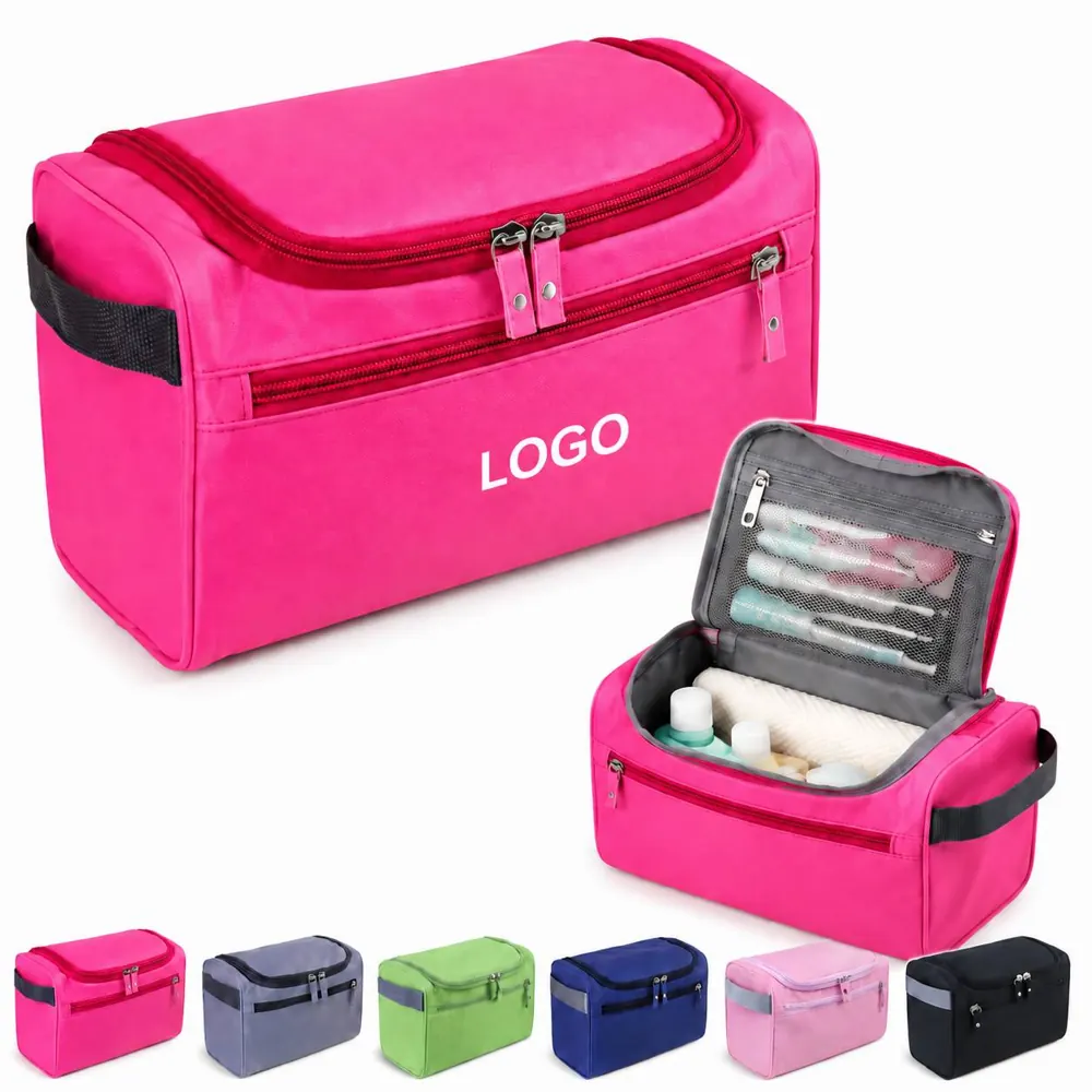 Travel Hanging Toiletry Bag with Hook, Waterproof Organizer