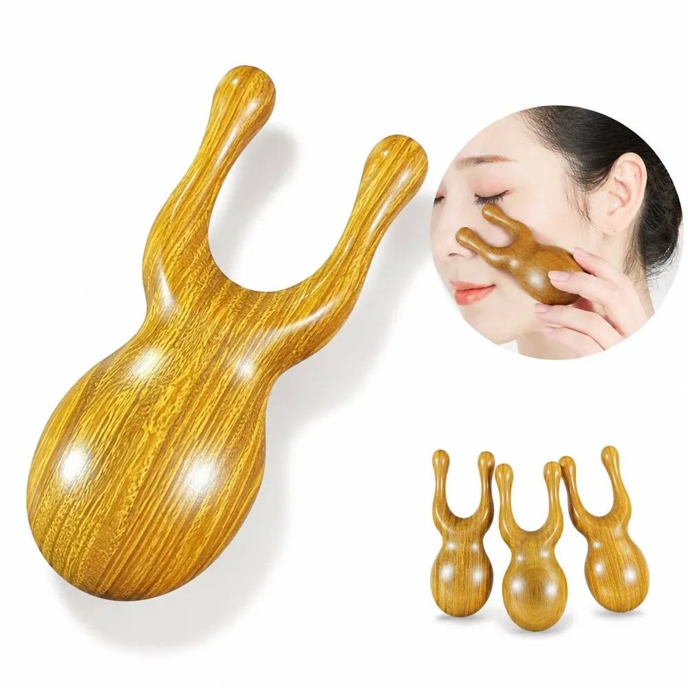 Natural Sandalwood Eye & Nose Massager, Portable Relaxation 2