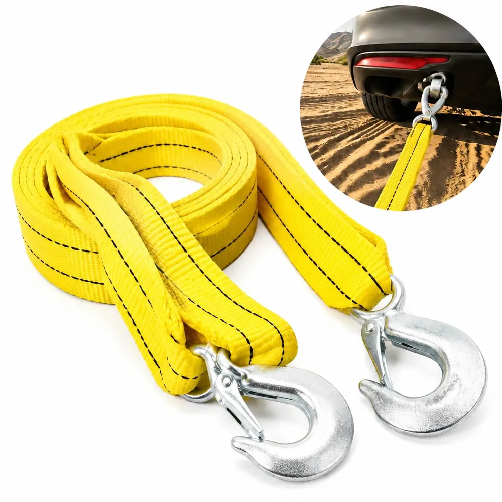 4m Heavy-Duty Trailer Recovery Rope, Thick Towing Rope 2