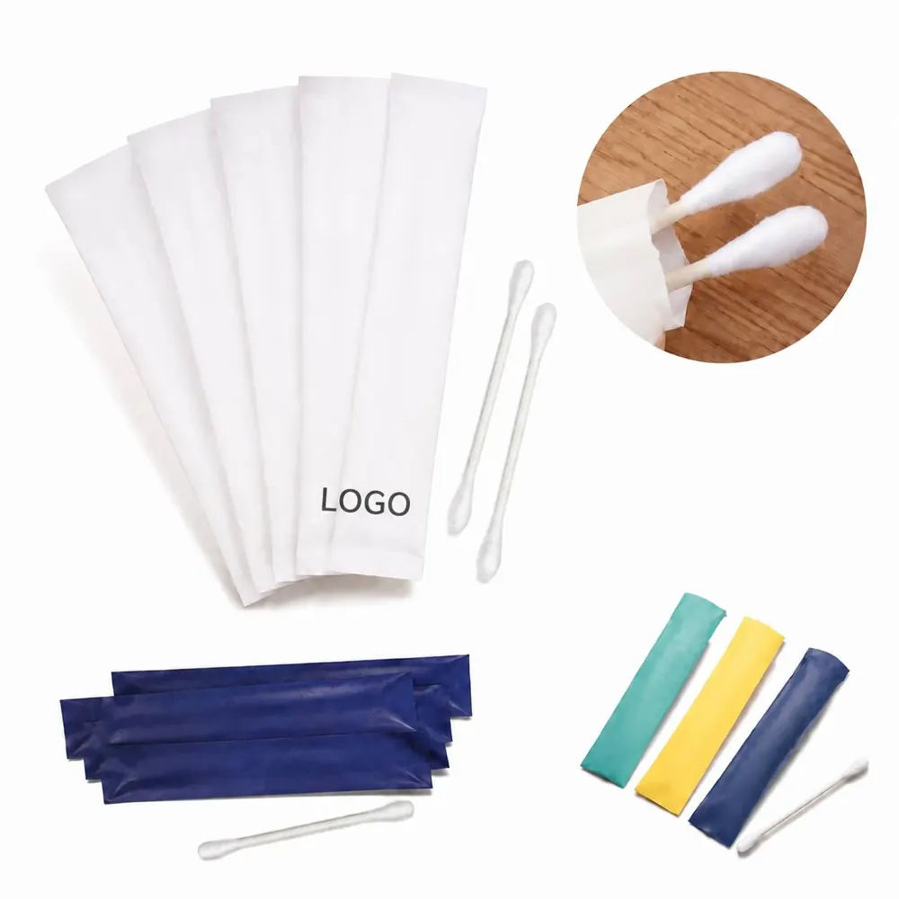Sterile Disposable Cotton Swab Pack, Customizable