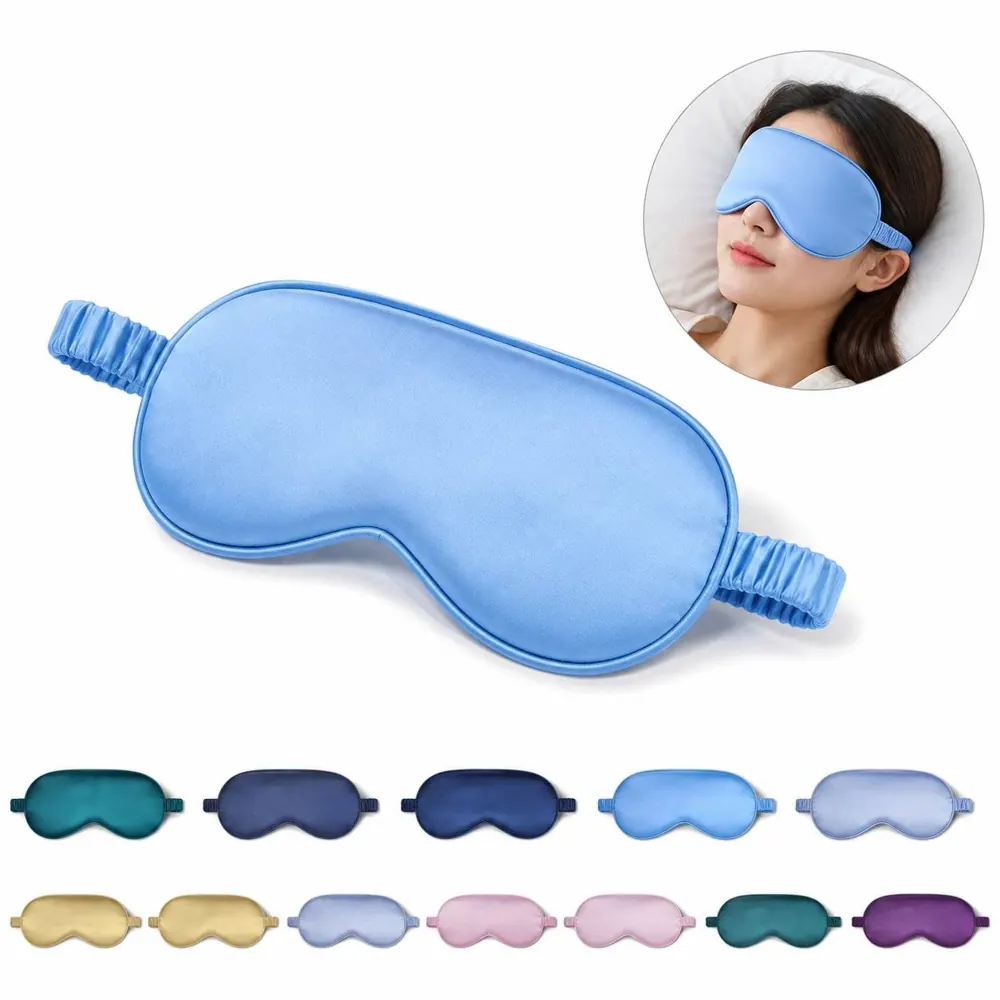 Zero-Pressure Blackout Eye Mask Silk-Like Fabric for Deep 2