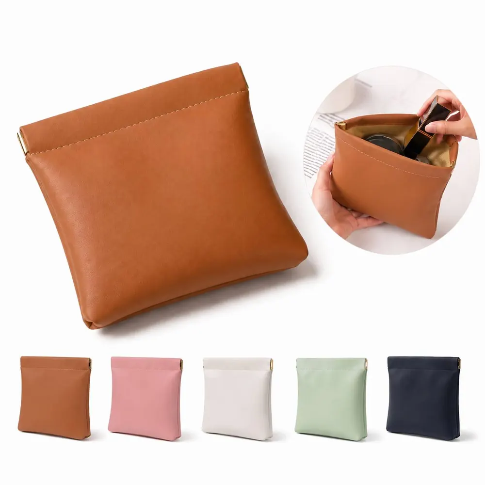 Auto-Close Waterproof Coin Pouch for Keys & Small Valuables 2