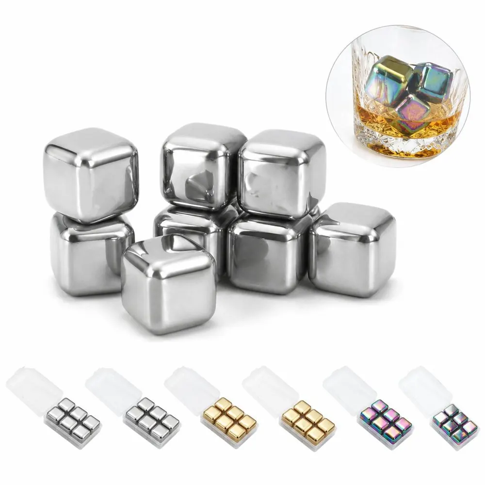 6 Pack Clear Stackable Storage Cubes for Organizing Small 2