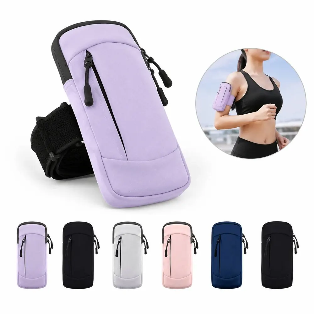 Adjustable PU Wrist Arm Bag Water-Resistant Sports Holder 2