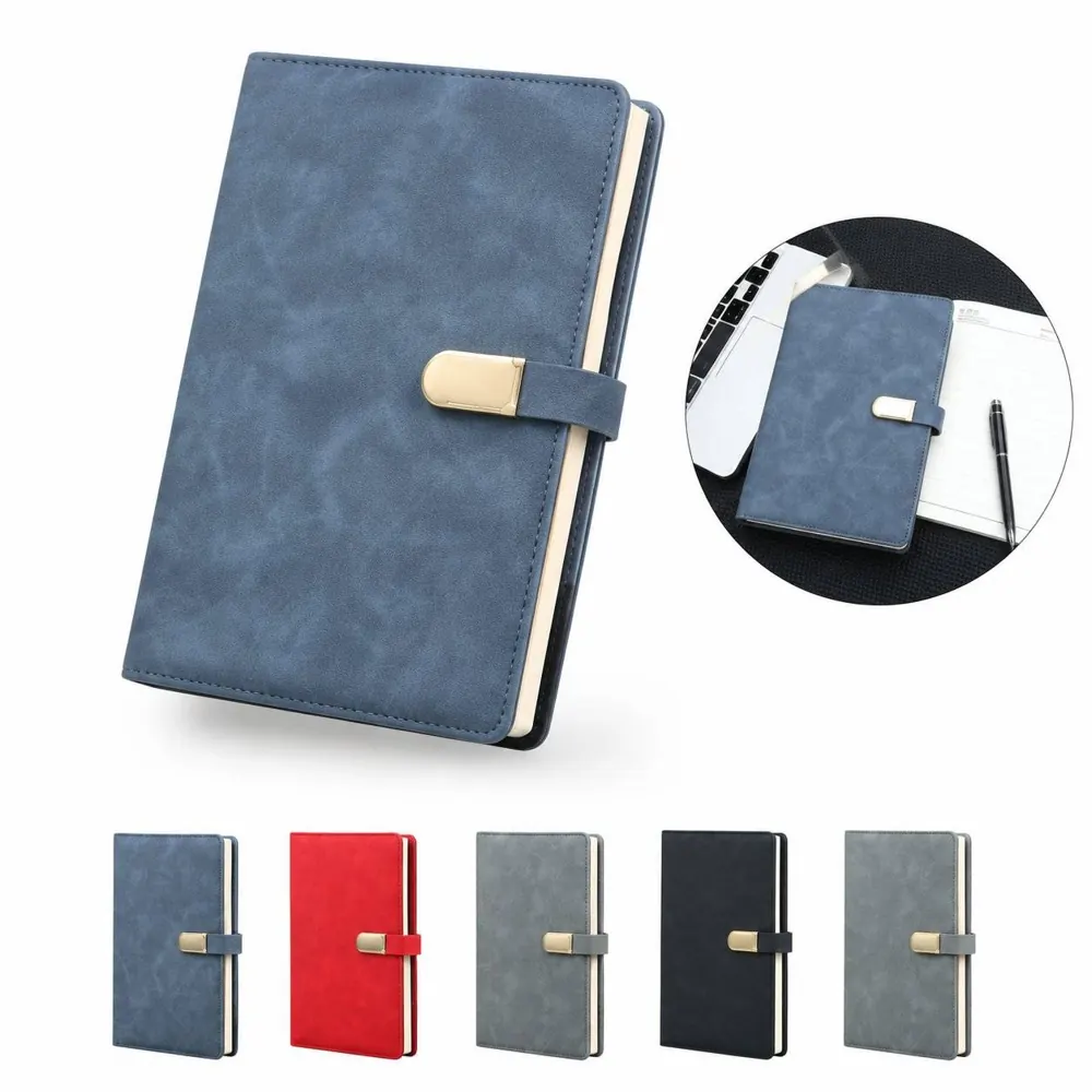 Magnetic PU Leather Notebook B5 Business Meeting Journal 2