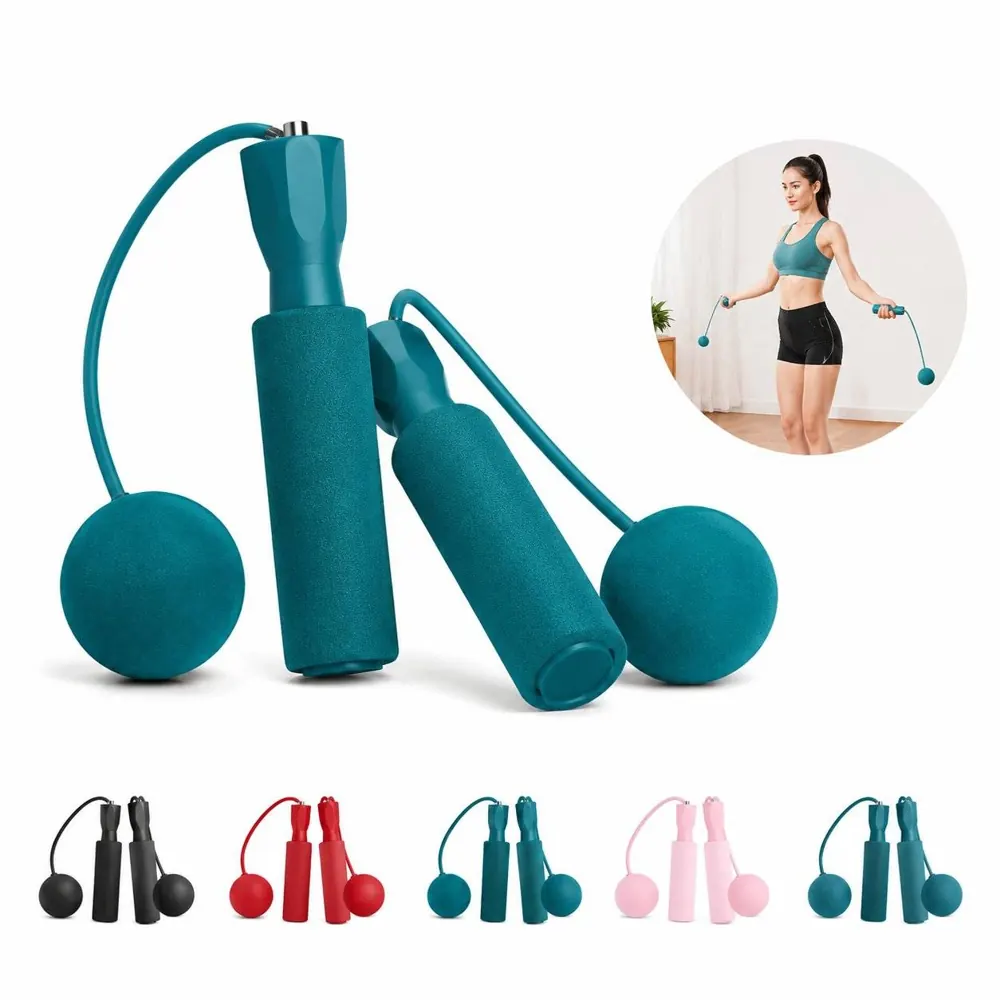 Cordless Jump Rope with Weighted Handles for Cardio 2