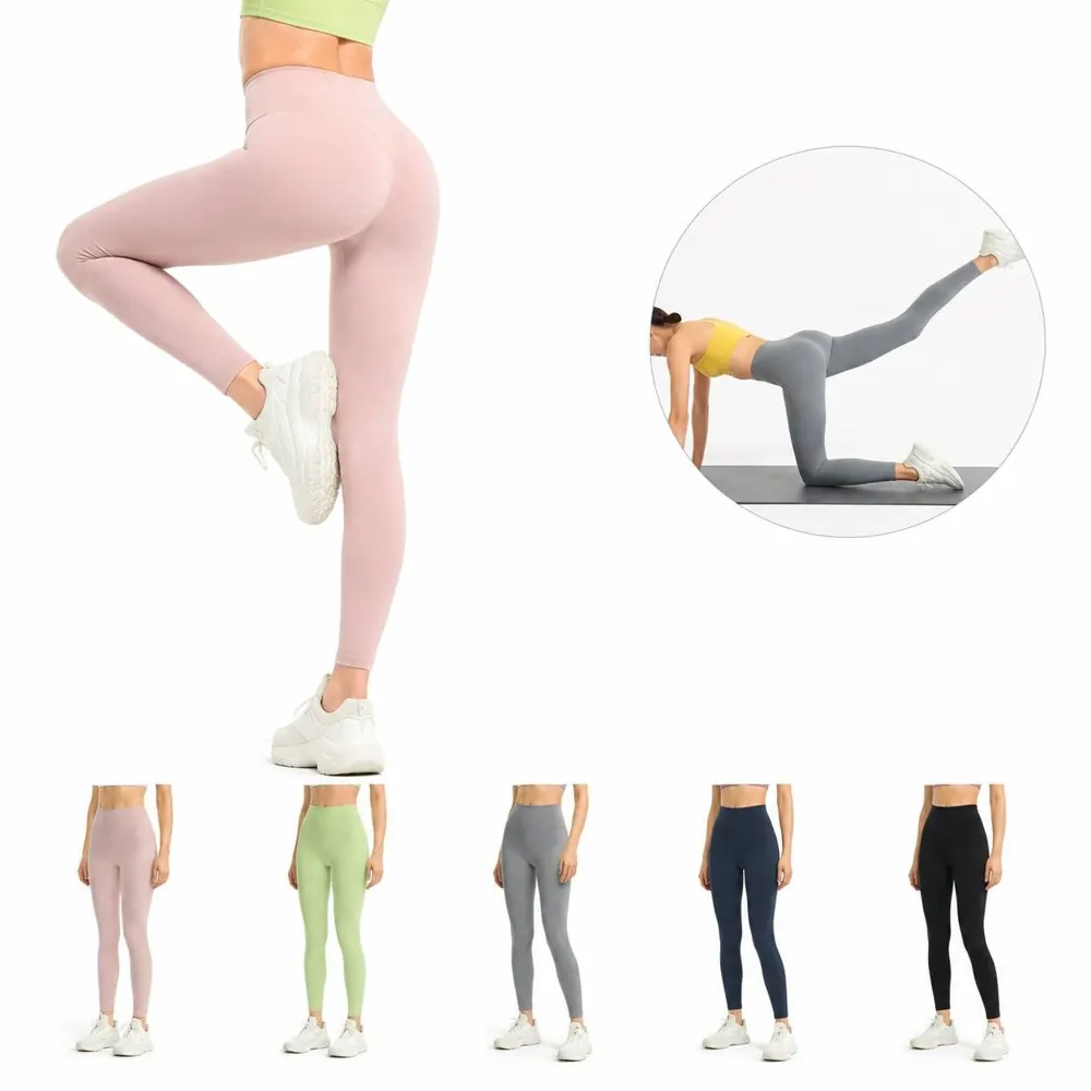 Women's High Waist Yoga Leggings with Pocket 2