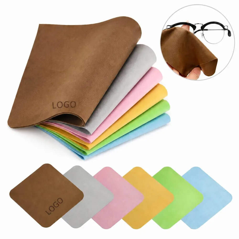 Suede Microfiber Screen Cleaning Cloth, Non-Abrasive