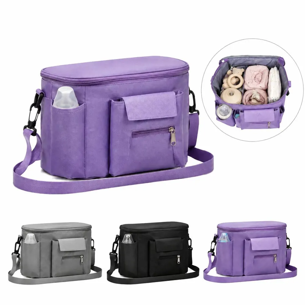 Baby Stroller Bag Organizer with Multiple Compartments 2