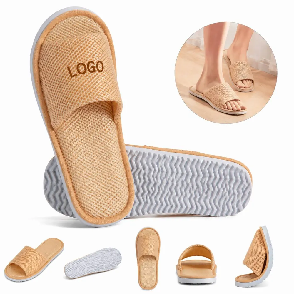 Disposable Non-Skid EVA Slippers for Hotel Spa Travel Use