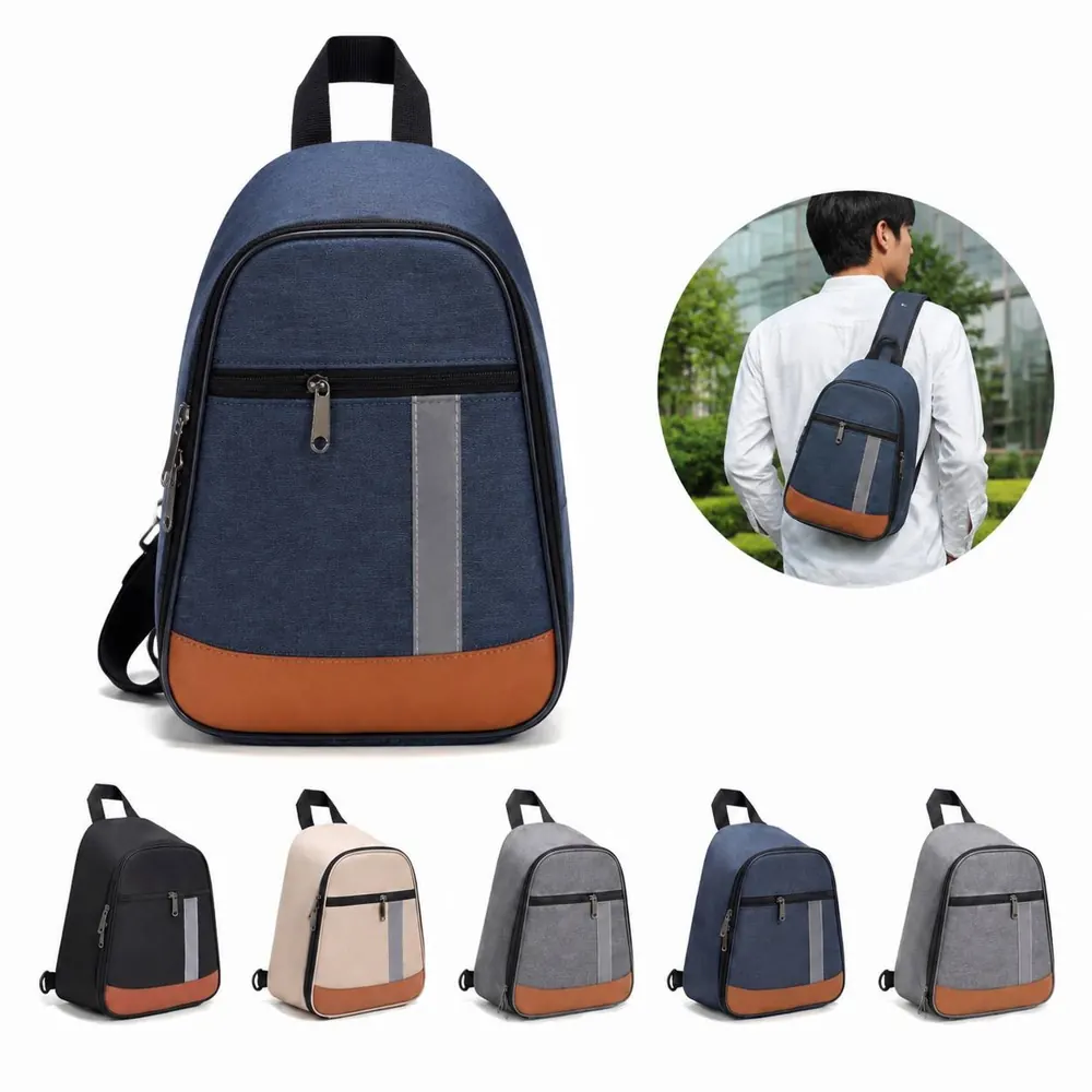 Insulated Crossbody Lunch Bag with Thermal Lining 2