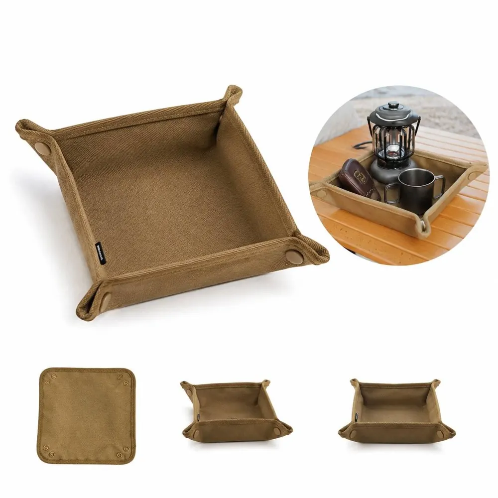 Foldable Oxford Storage Tray with Multiple Compartments 2