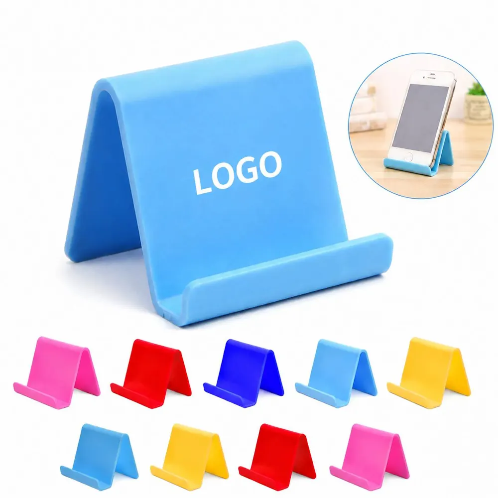 Candy-Shaped Folding Phone Stand with Cable Management Slot