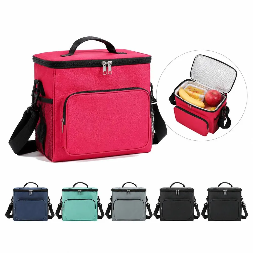 Large Insulated Picnic Bag with Adjustable Shoulder Strap 2