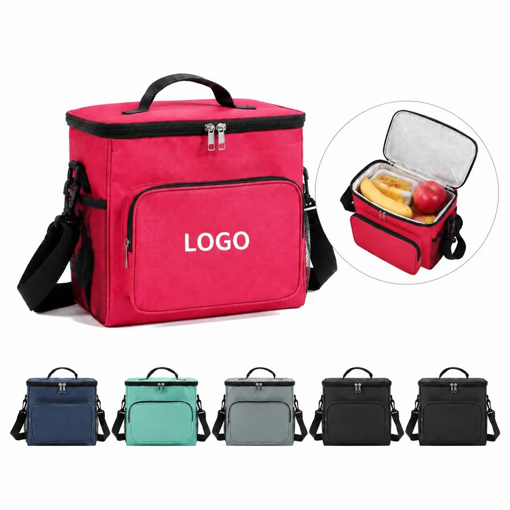 Large Insulated Picnic Bag with Adjustable Shoulder Strap