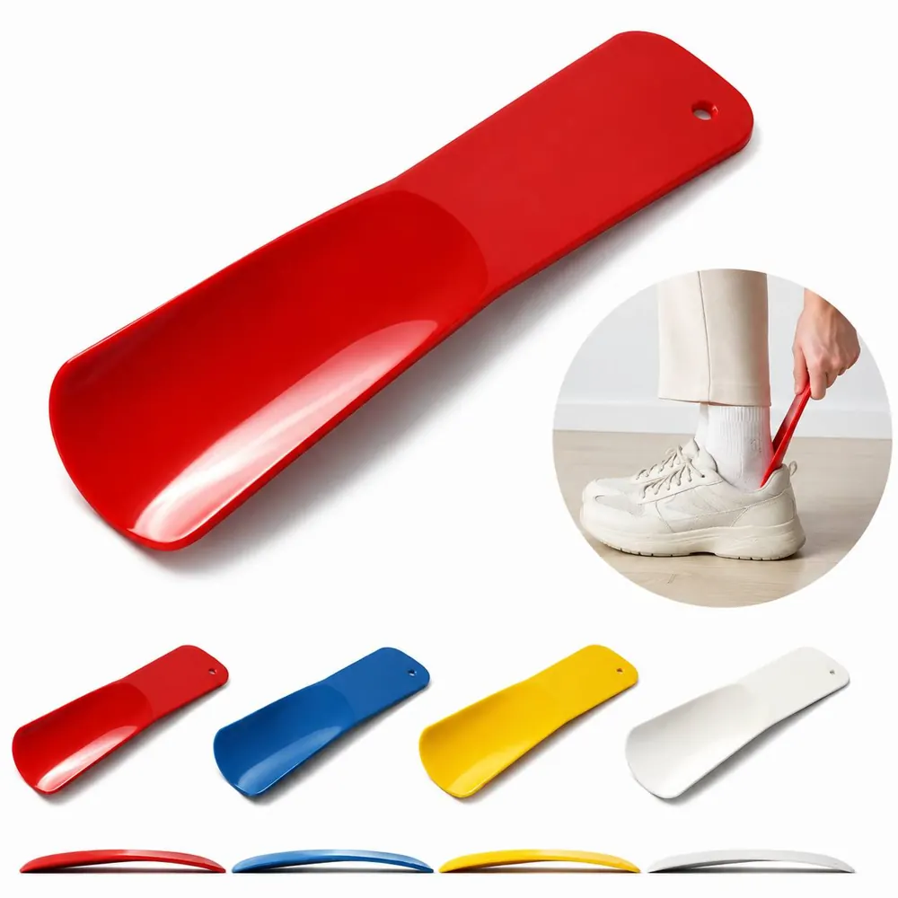 Long Curved PP Shoe Horn for Easy Dressing 2
