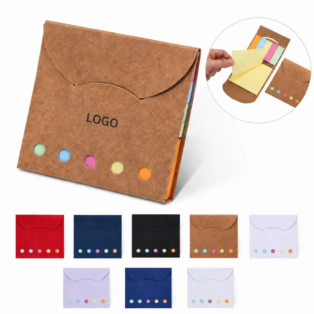 Smiley Face Sticky Note Pack, Self-Adhesive Bright Notes