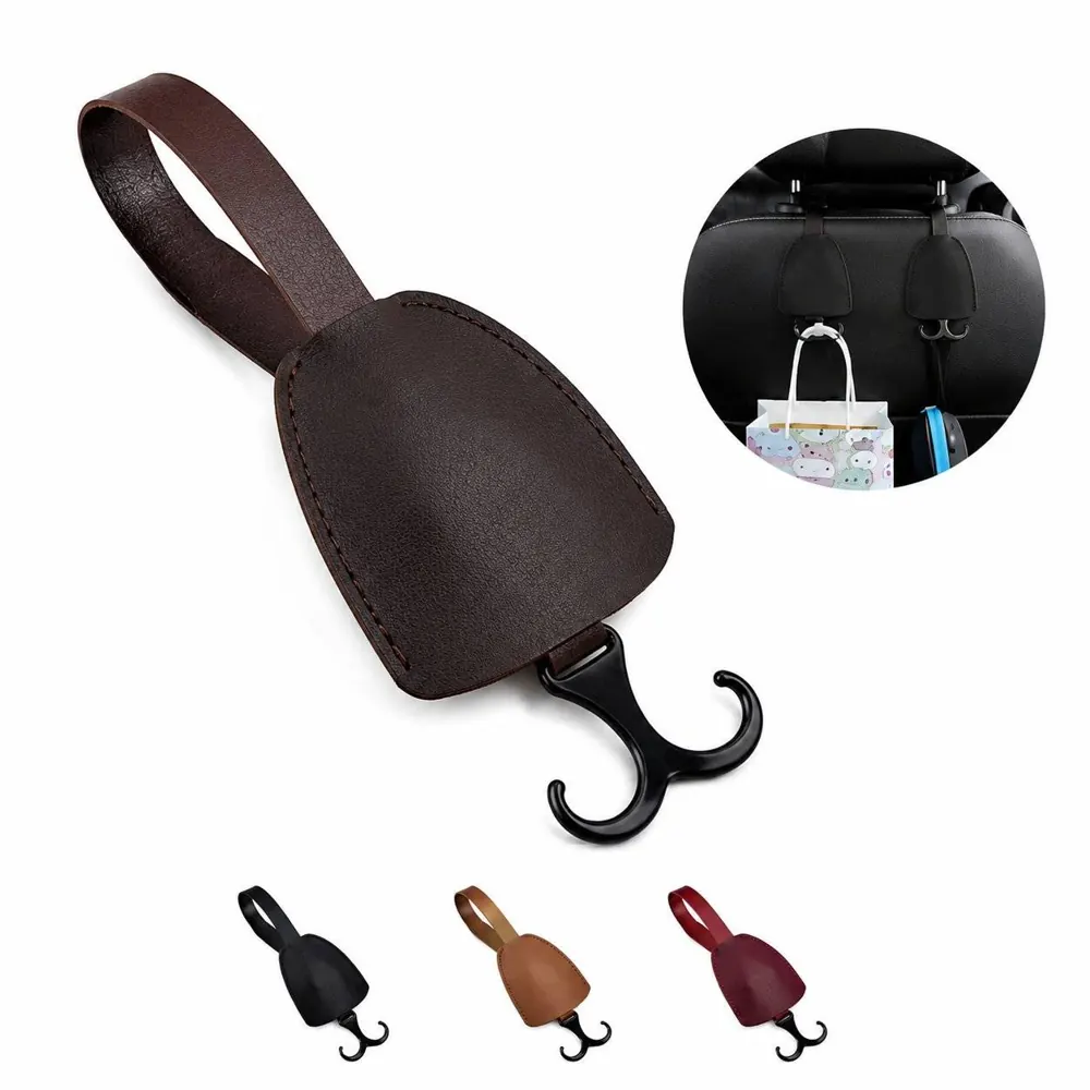 Retractable Hidden Car Seat Hooks for Headrest, Adjustable 2