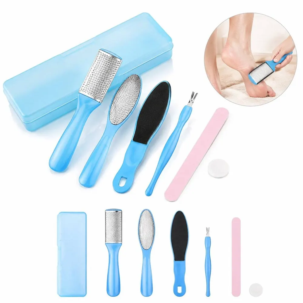 Stainless Steel 8-Piece Pedicure Set for Home Foot Care 2