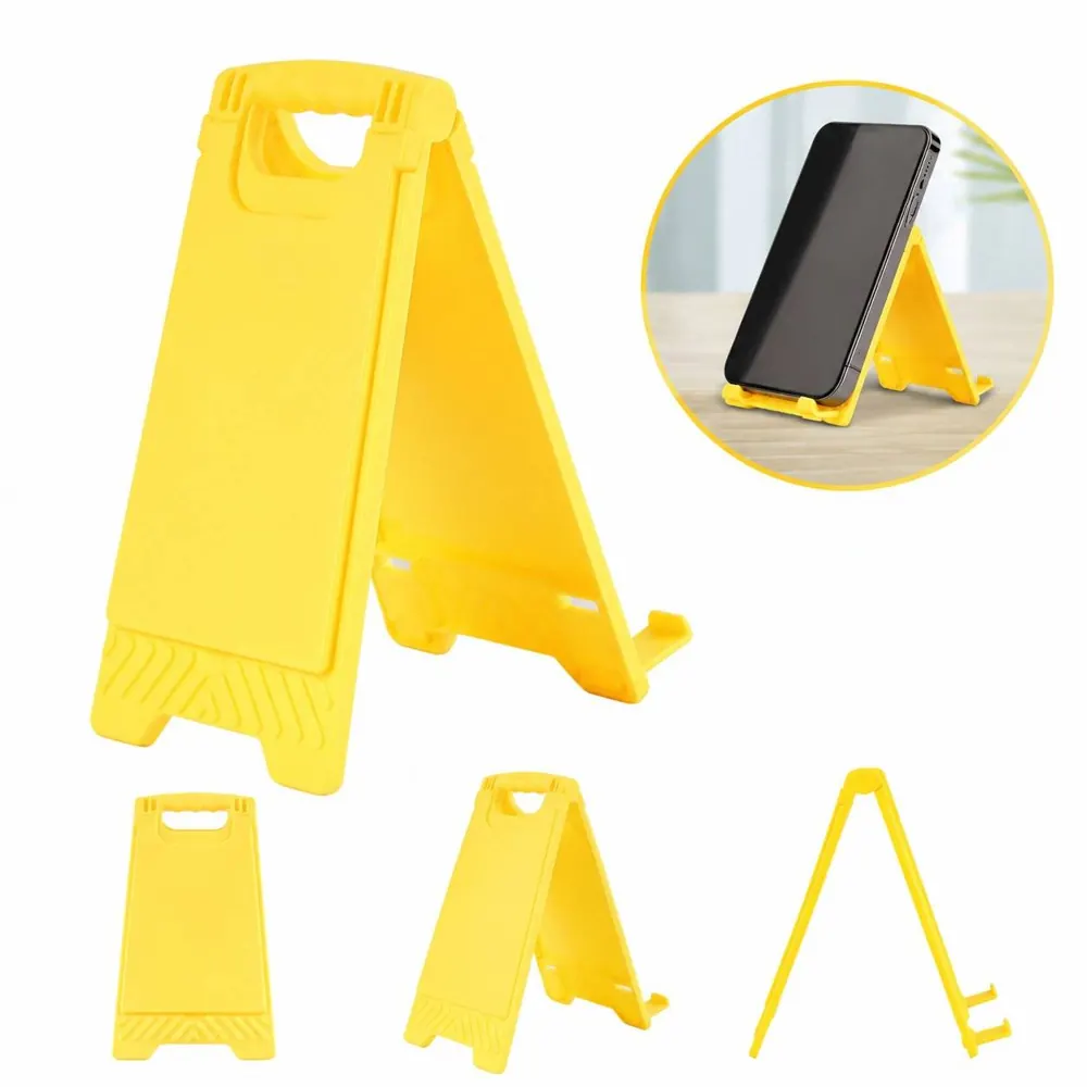 Foldable Warning Sign Phone Holder with Mirror 2