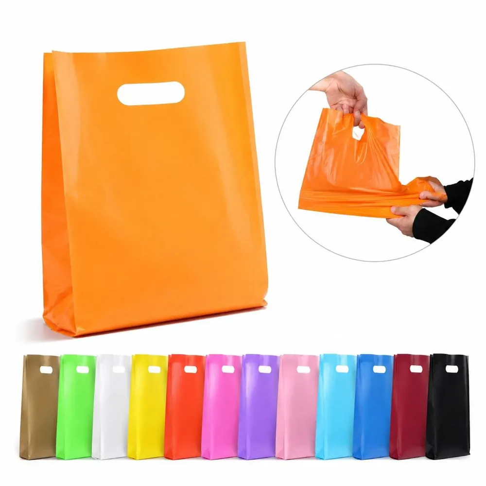 Multi-Color Reusable LDPE Shopping Bag, Durable Plastic 2