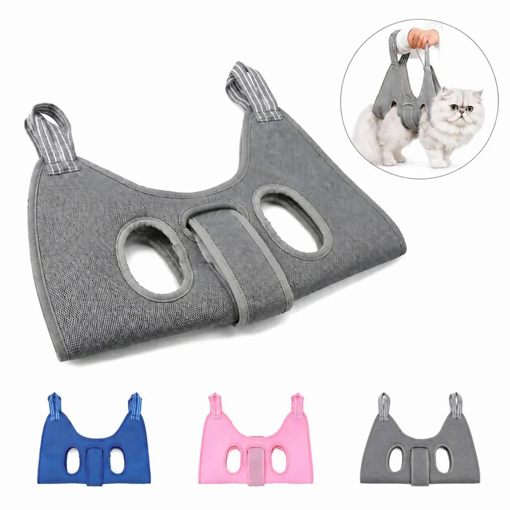 Comfort Grooming Hammock for Cats & Small Dogs, Adjustable 2