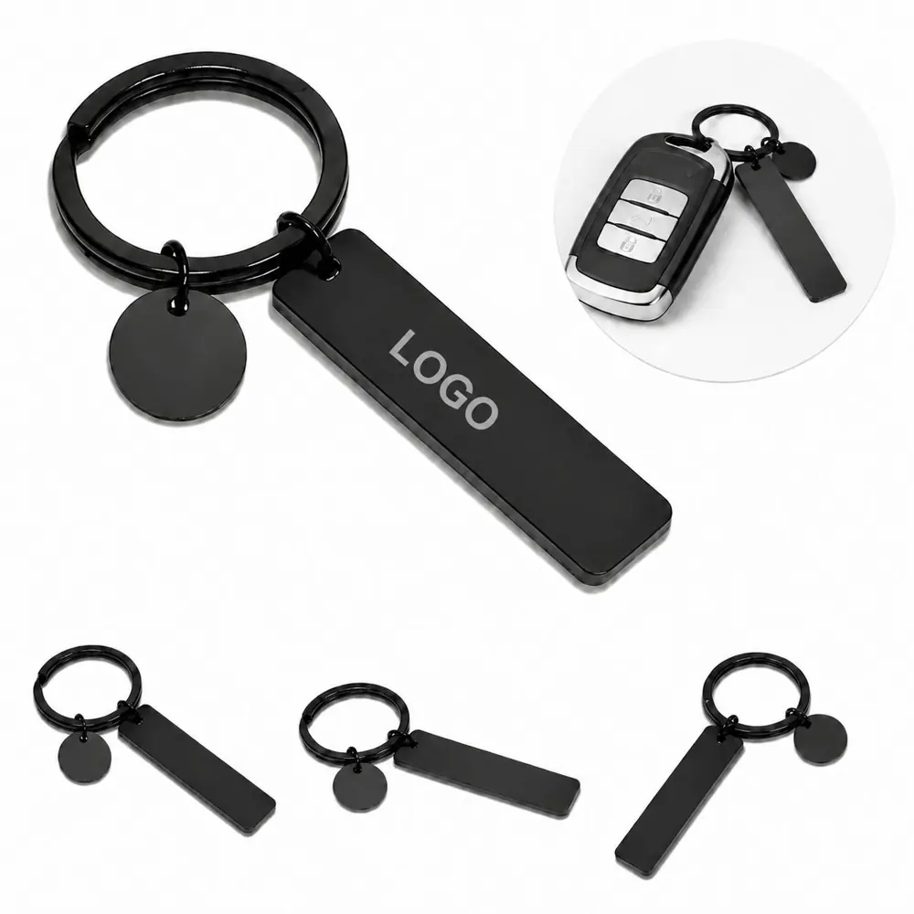 Custom Stainless Steel Keychain with Personalized Engraving
