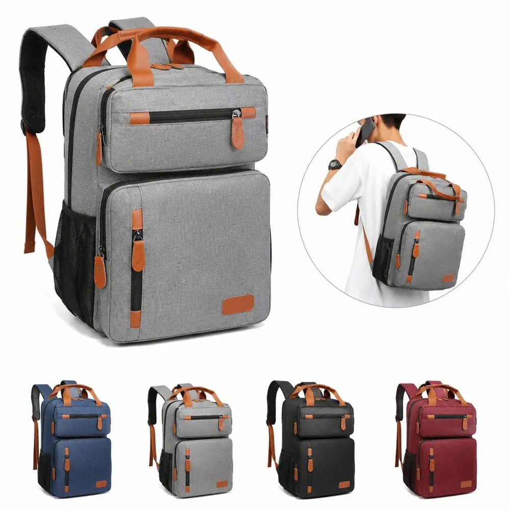Waterproof Travel Laptop Backpack with Padded 15.6 Inch 2
