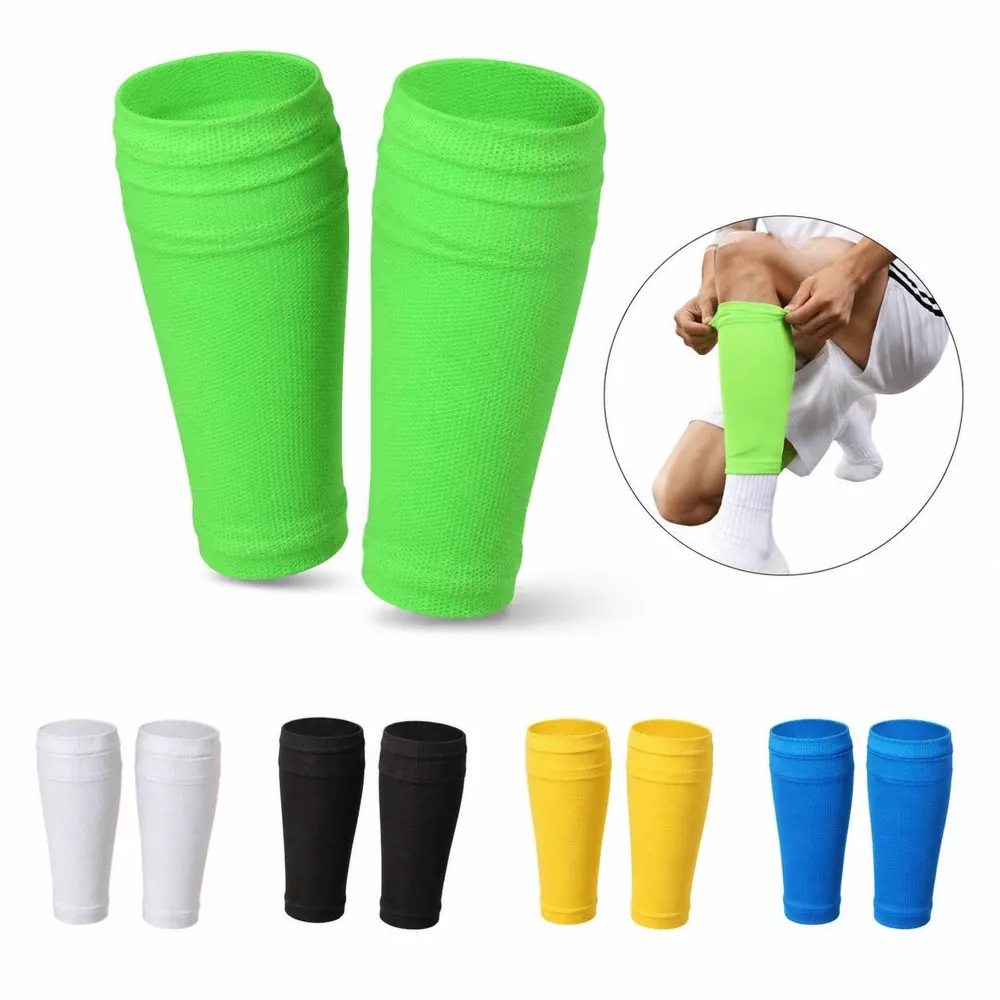 Breathable High Elasticity Football Shin Guard Sleeves 2