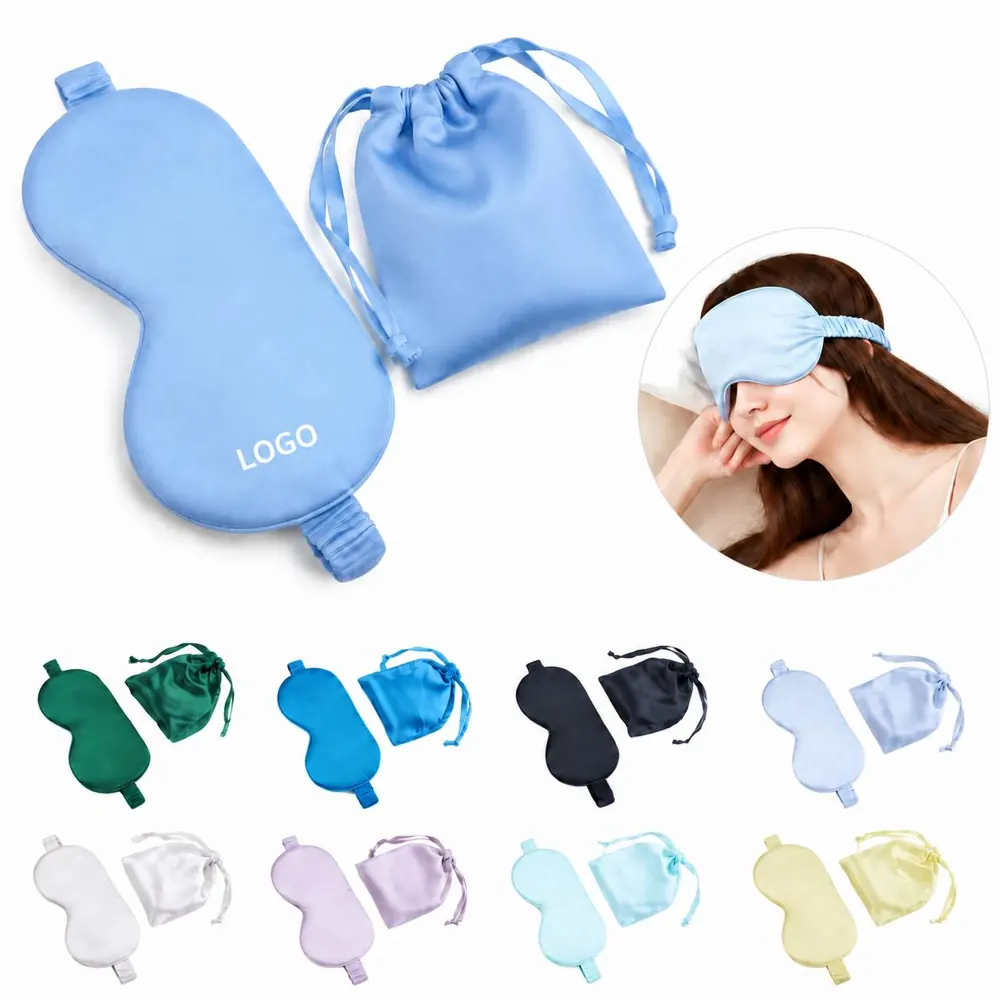 16-Momme Mulberry Silk Sleep Eye Mask with Adjustable Strap