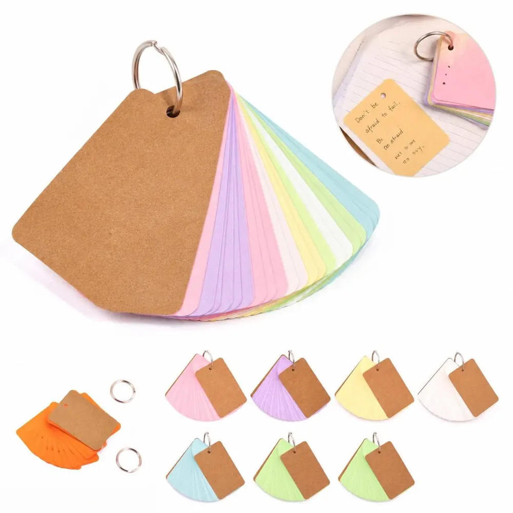 Kraft Ring Binder Notepad, Lined Paper with Sturdy Covers 2