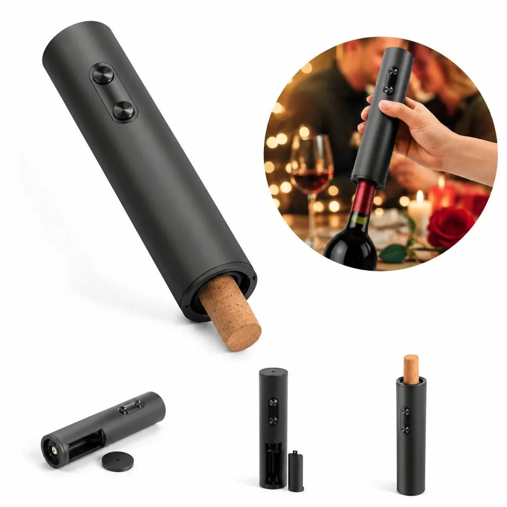 Electric Wine Opener with Foil Cutter, Rechargeable 2