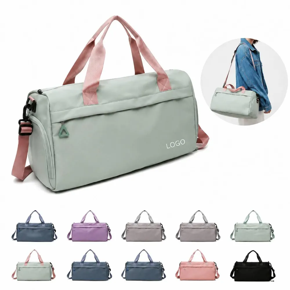 Waterproof Oxford Duffel Bag with Shoe Compartment