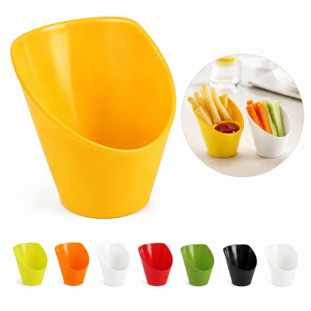 Durable Melamine Multi-Shaped Veggie Bowl for Salads & Sides 2