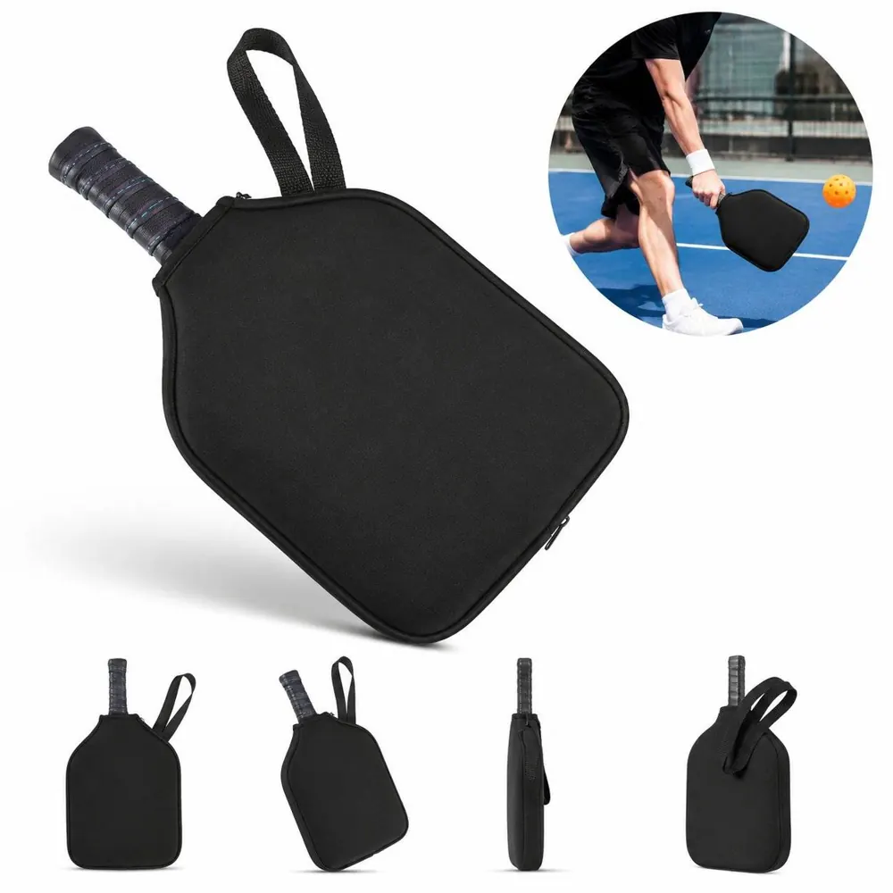 Neoprene Pickleball Paddle Cover with Zipper, Protective 2