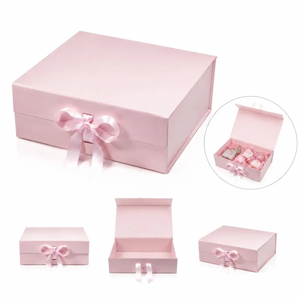 Magnetic Collapsible Gift Box A4 Deep, 13x9.88x2.75 Inches 2