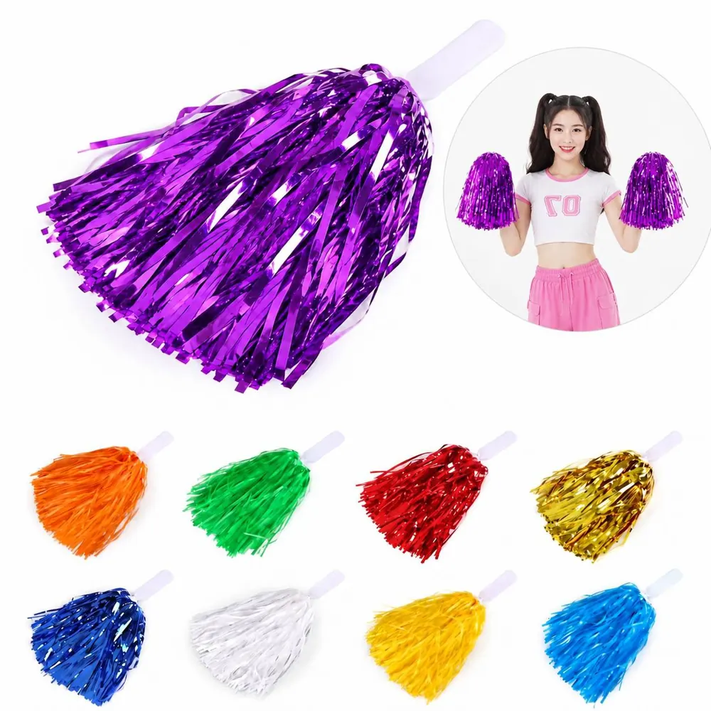 250-String Plastic Pom Poms for Crafts, DIY Decor & Party 2